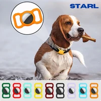 safe soft silicone case for dog cat airtags air tag protector airtags cover pet tracker collar gps searching protect waterproof