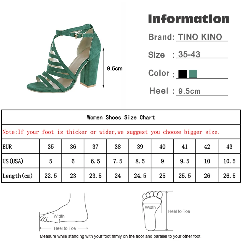 

Women Summer Fashion Square Heels Pumps Ladies Ankle Buckle High Heels Female Sewing Solid Open Toe Woman Shoes 2020 New