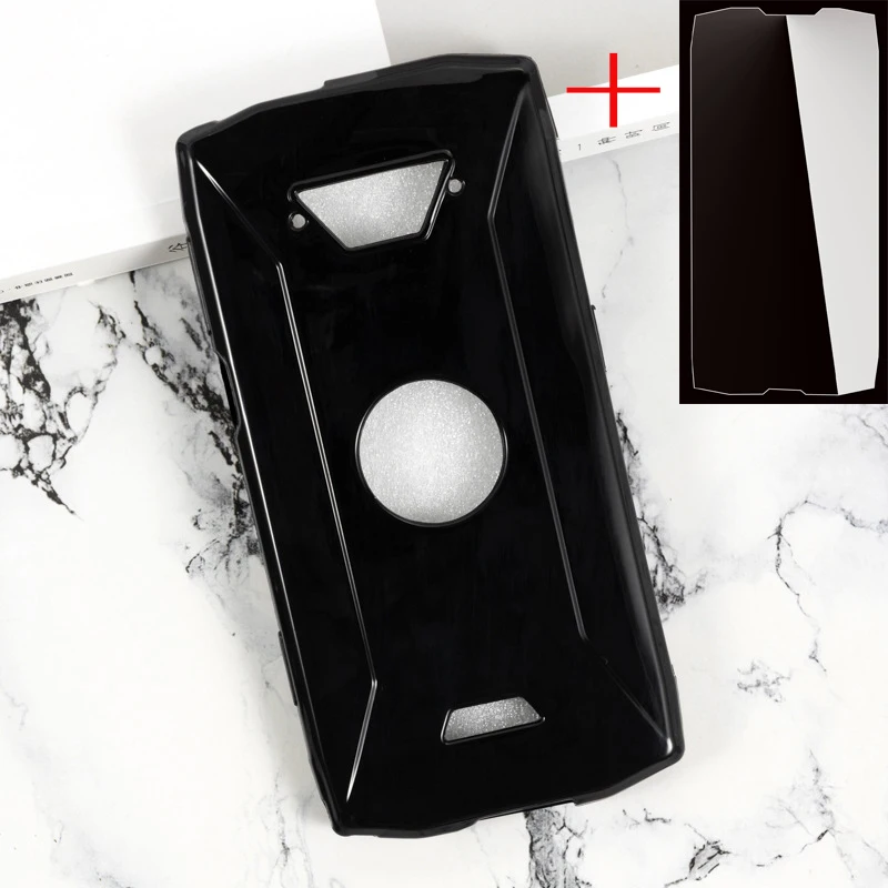 For Crosscall Core-X4 Phone Case Cover TPU Soft Silicone Screen Protective Tempered Glass On CoreX4 Film