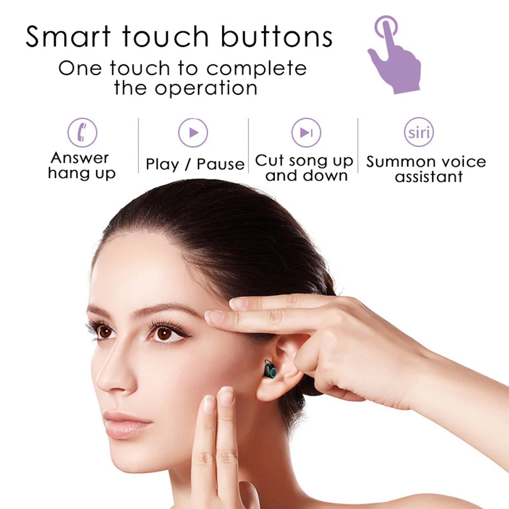 Беспроводные Bluetooth наушники X6 Pro гарнитура наушники-вкладыши портативное