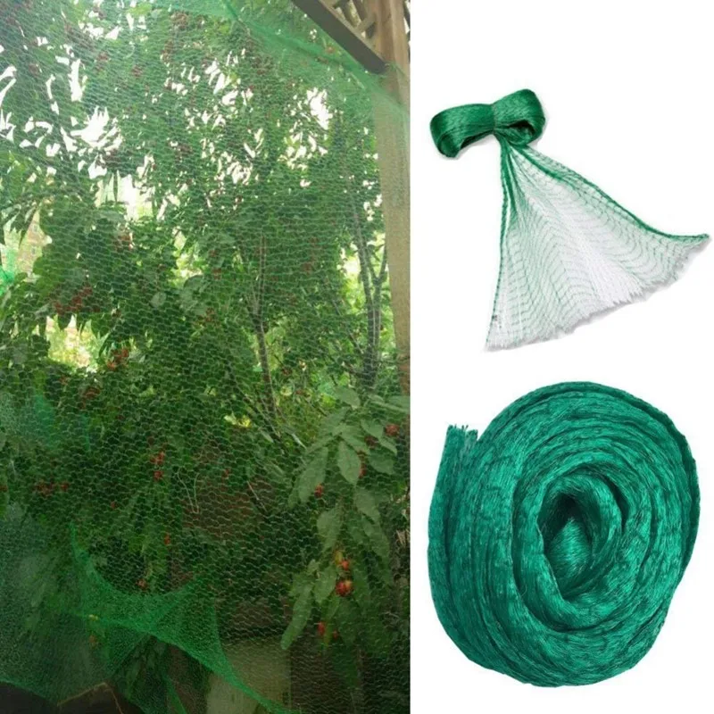 

Anti-bird Net Catcher Netting Plastic Pond Fruit Tree Vegetables Net Protection Crops Flower Garden Mesh Protect Pest Control