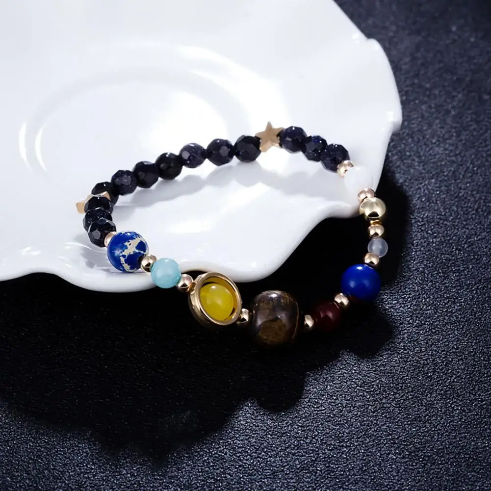 Женский браслет с изображением планеты галактики высокой твердости для