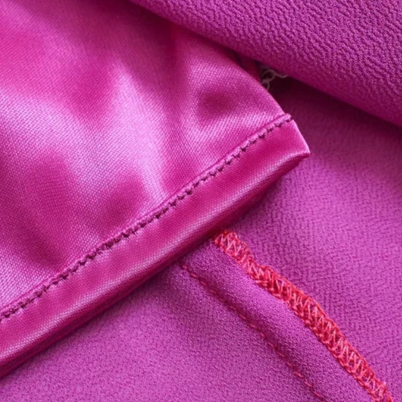 

New Fashion Casual Lady Long Sleeve Loose Dresses Solid Women V neck Ruffle decoration Elastic waist Midi Dress 2020