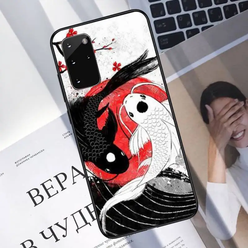 

Retro animal fish Phone Case For Samsung A40 A31 A50 A51 A71 A20E A20S S8 S9 S10 S20 Plus note 20 ultra