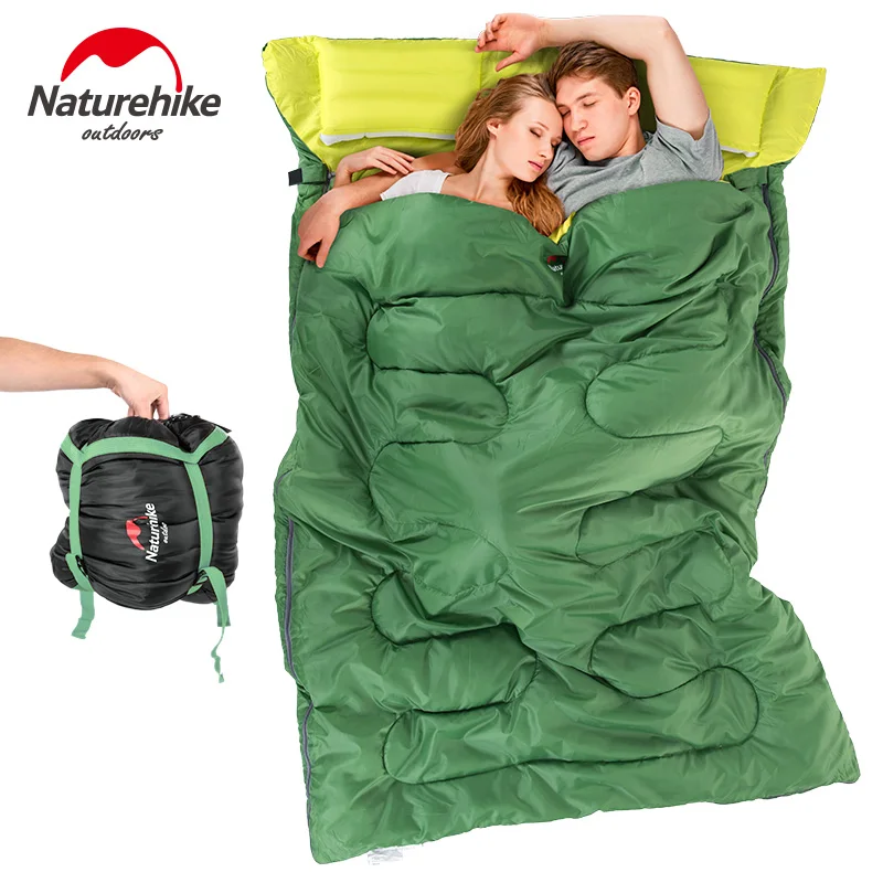 Спальный мешок Naturehike для кемпинга на открытом воздухе типа Конверт 2 человек
