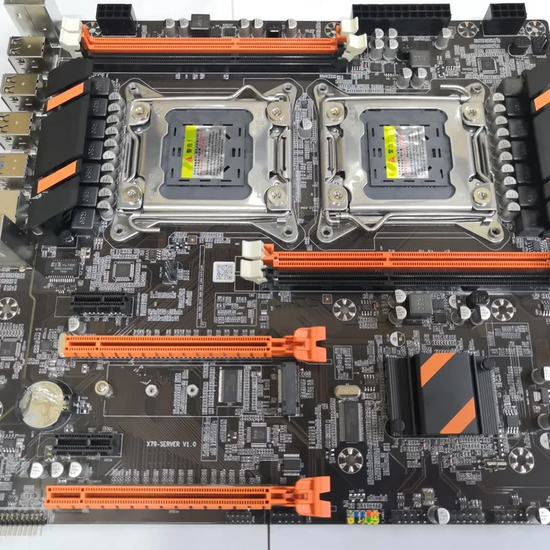 Двухканальная компьютерная материнская плата PPYY New X79 LGA2011 поддерживает память о