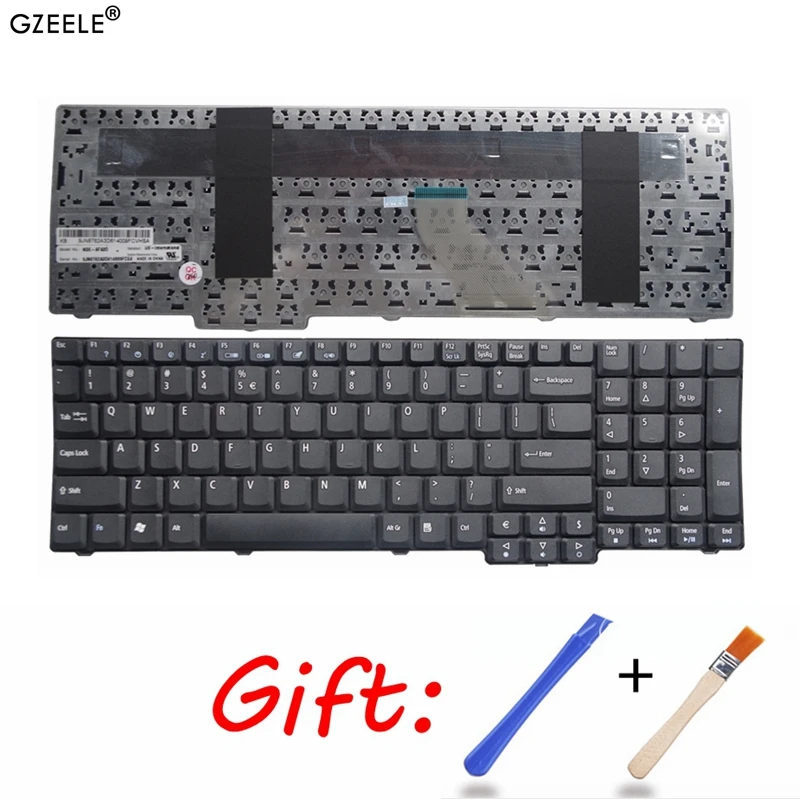US клавиатура для acer Aspire 5235 5335 5335Z 5355 5535 5735 5735Z 5737 5737Z 5737G 5737ZG английский черная клавиатура для ноутбука
