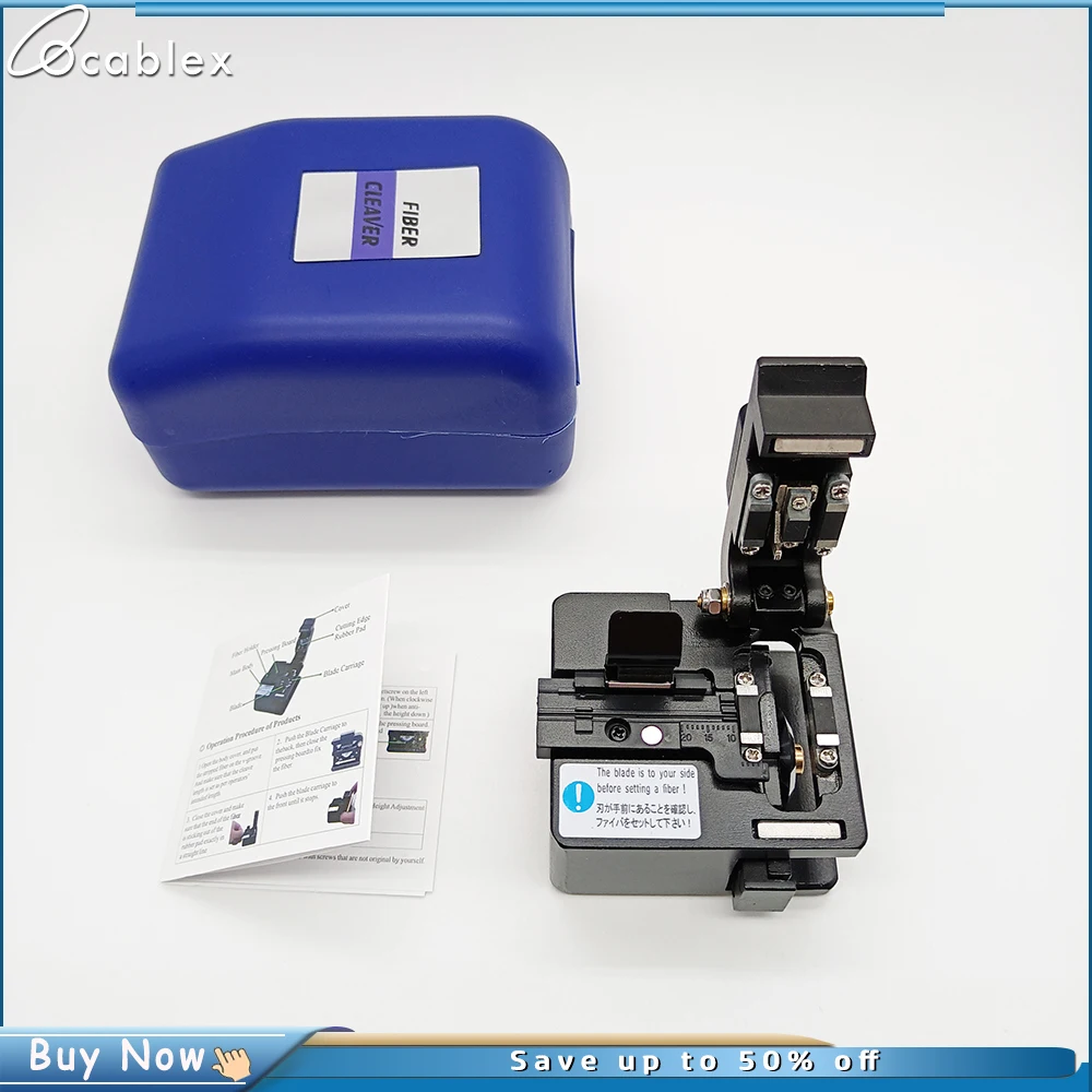 High Precision FTTH Tool Fiber Cleaver Cold Contact Dedicated Metal Fiber Optic Cutter Optical Fiber Cutting Knife