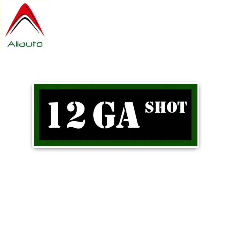 

Aliauto креативные автомобильные стикеры Высококачественная мотоциклетная Автомобильная наклейка 12 Ga Shot Ammo Солнцезащитная Водонепроницаема...