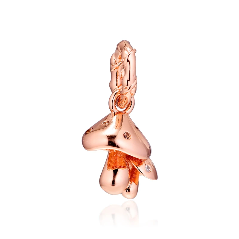 CKK Fit Pandora браслет сверкающий Гриб Бусины Для Подвески для изготовления украшений Стерлинговое Серебро 925 оригинальные бусины Шарм Kralen perle