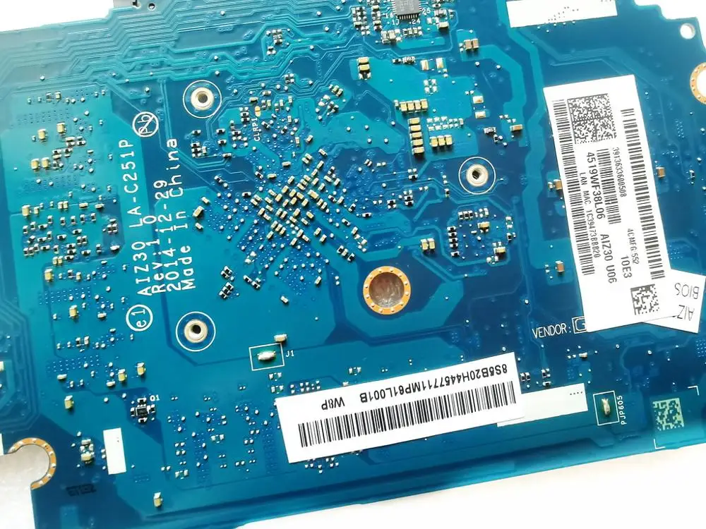 Оригинальный Для Lenovo S21E-20 Материнская плата ноутбука N2840 AIZ30 LA-C251P испытанное