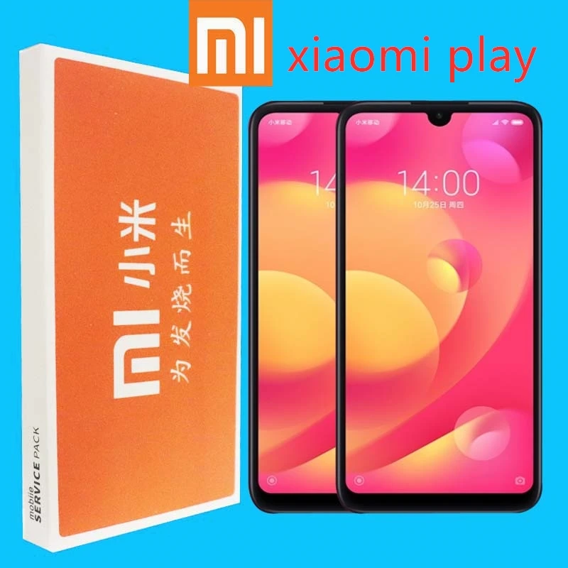Качественный ЖК-дисплей для Xiaomi Mi Play, ЖК-экран для Xiaomi Mi, игровой экран с рамкой, ЖК-дисплей(поддержка 10 касаний