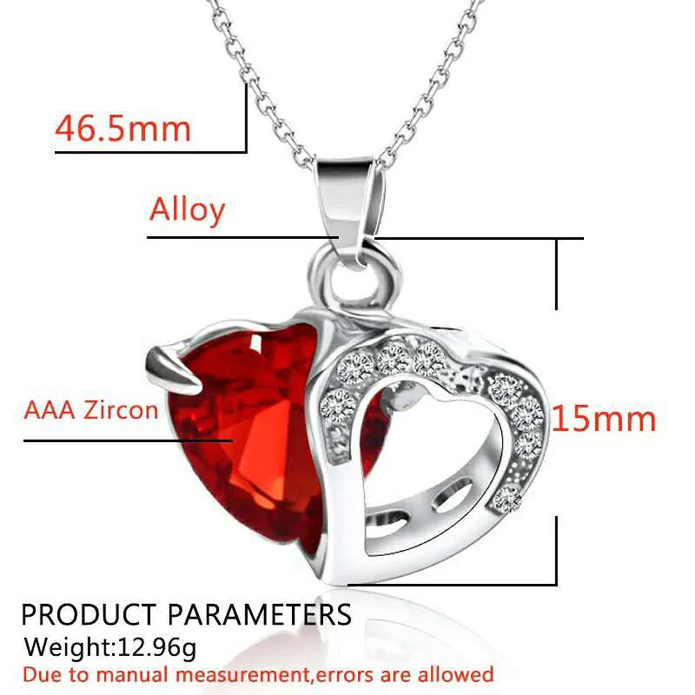 Цепочка-чокер женская с кристаллами из циркония разных цветов цвет синий красный