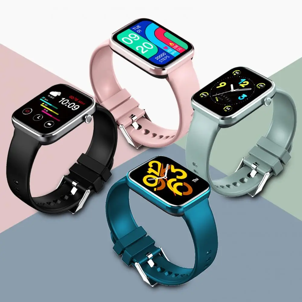 

Z15 Smart Watch for Men Women Waterproof 1.7in High Clarity Screen TPU Heart Rate Blood Pressure Fitness Tracker for Fitness