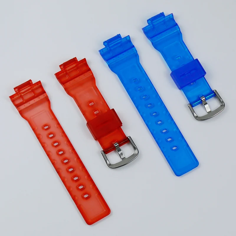 Аксессуары для часов Casio прозрачный ремешок из смолы BABY-G BA-110 111 112 120 34A пряжка 14 мм