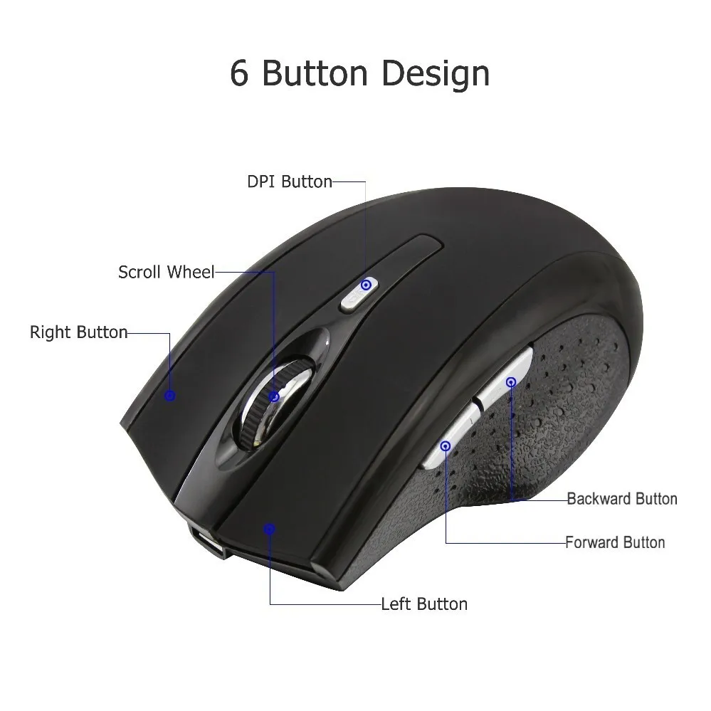 Беспроводная Бесшумная Bluetooth-мышь CHYI перезаряжаемая эргономичная компьютерная