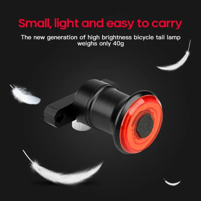 

Waterproof Bicycle Taillight Intelligent Induction Brake Rear Back Light Bike Tail Lamp Cycling Equipment Bicycle Accessories