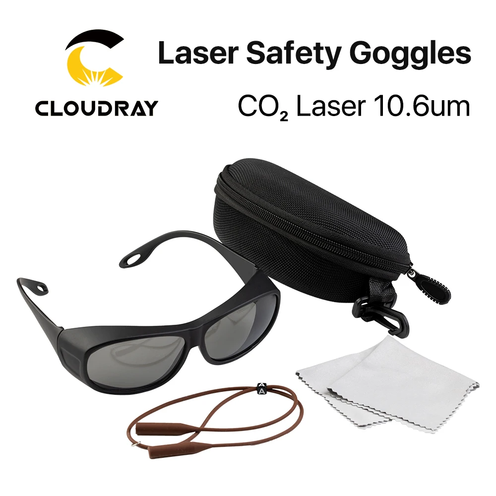 

Cloudray 10600nm Style C Laser Safety Goggles OD4+ CE Protective Goggles For CO2 Laser Cutting Engraving Machine
