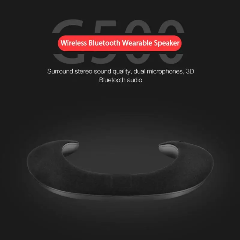 2020 Portable Speaker Bluetooth U-Neck Creative 5D Player With Audio Line Usb Cable | Электроника