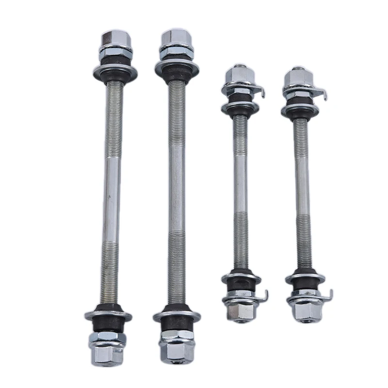 

150/180mm Bicycle Wheel Hub Axle Front Rear Steel Solid Spindle Shaft Vintage Front/rear Axle Lever Bike Repair Tool Accessories