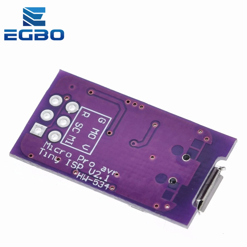 Миниатюрный программатор с Micro USB AVR ISP ATtiny44 ATTiny45 ATTiny85 USBTinyISP модуль программатора