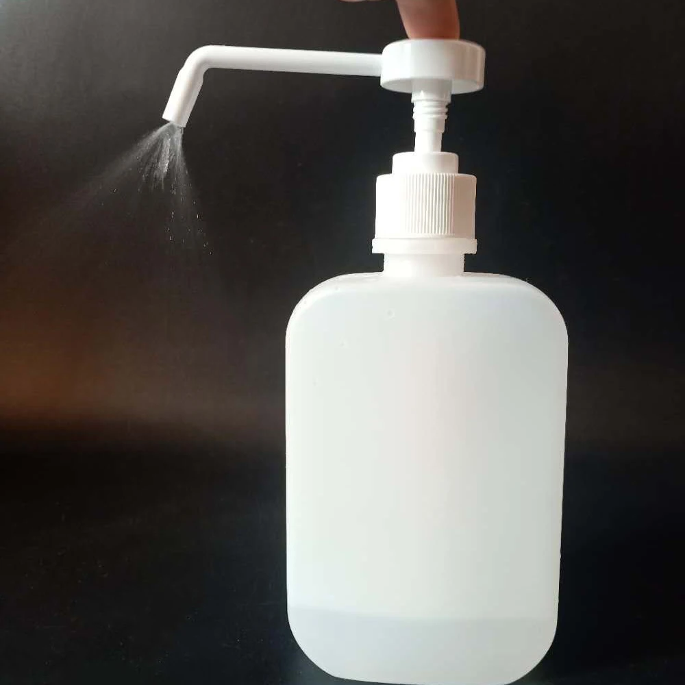1Pc White Spray Bottle 500ml PET Plastic Hand Sanitizer Soap Dispenser Cosmetic Shampoo Body Wash Empty | Красота и здоровье