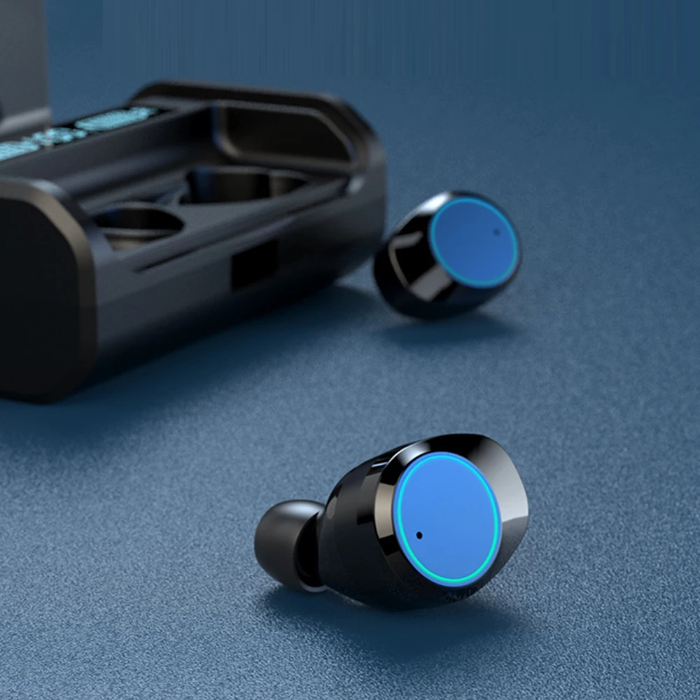 TWS G06 настоящий беспроводной Bluetooth 5,0 светодиодный наушники с дисплеем питания и микрофоном 4000 мАч чехол для зарядки водонепроницаемые наушники