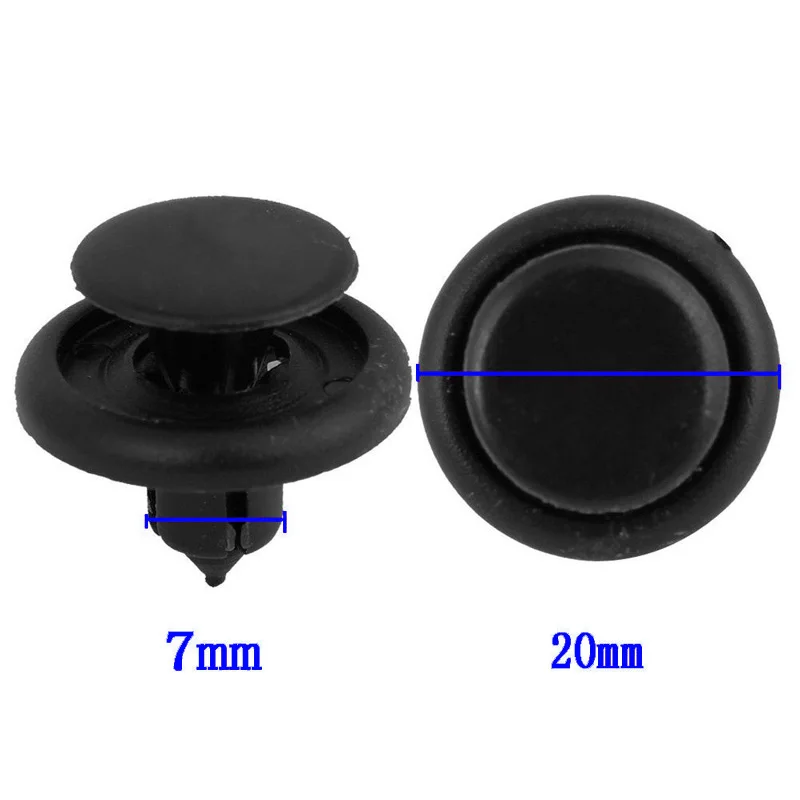 

30pcs Plastic Rivets Fasteners Exterior Styling Universal High Quality