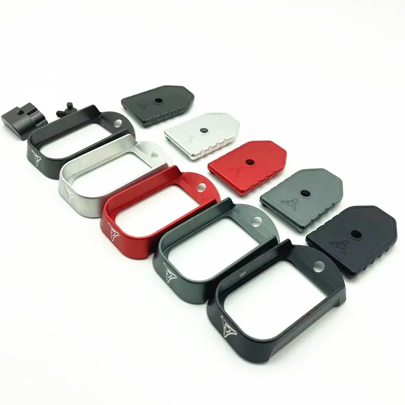 

GLOCK Gel Blaster Marui/WE Spec KI Magazine Expansion Metal Base Exterior Decoration For Kublai P1 G17 G34