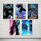 Картины Hd, настенные картины, японское аниме, Картина на холсте, соло, выравнивающийся плакат, модульное украшение для гостиной в рамке