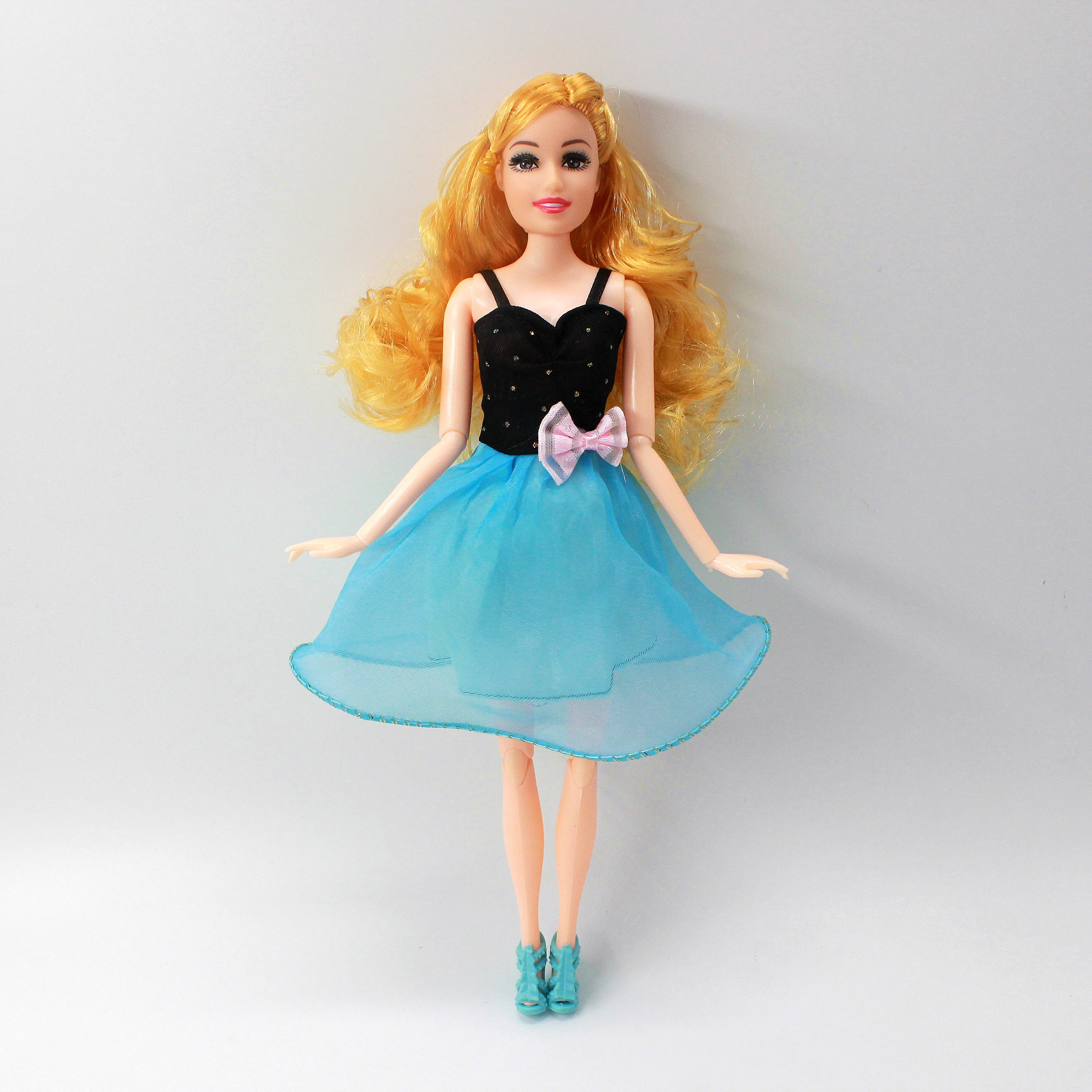 Коллекция 2017 милая кукла принцессы модное свадебное платье для вечерние ринки