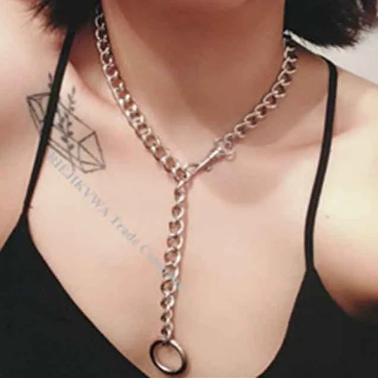 Ожерелье с подвесками в винтажном стиле для женщин и мужчин цепочка кулоном