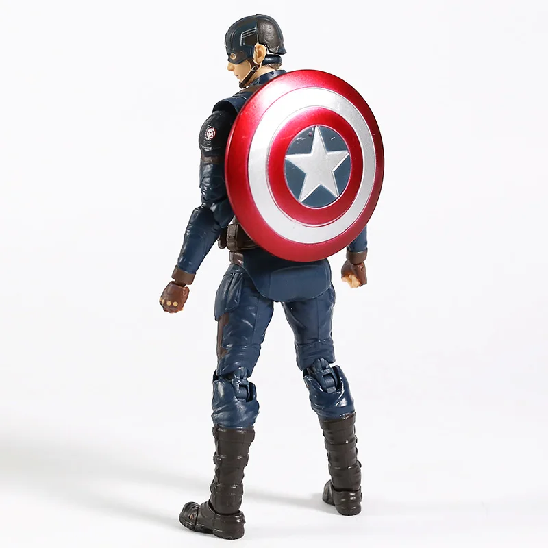SHF Капитан Америка Мстители Финал ПВХ экшн фигурка Коллекционная модель