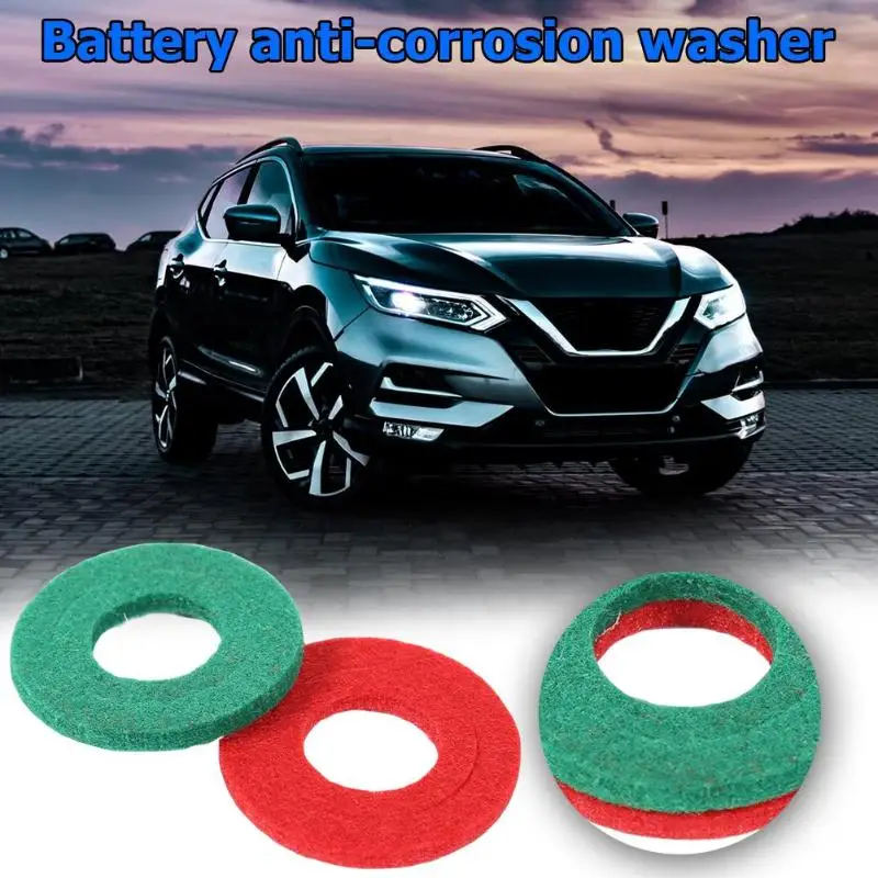 2 шт. автомобильные аккумуляторные стойки антикоррозийные аксессуары