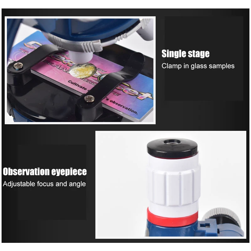 Монокулярный Биологический микроскоп набор для научного обучения студентов и