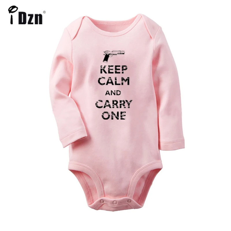 Комбинезон для новорожденных zzz с надписью Keep Calm And Love Me sleep розовый дизайн