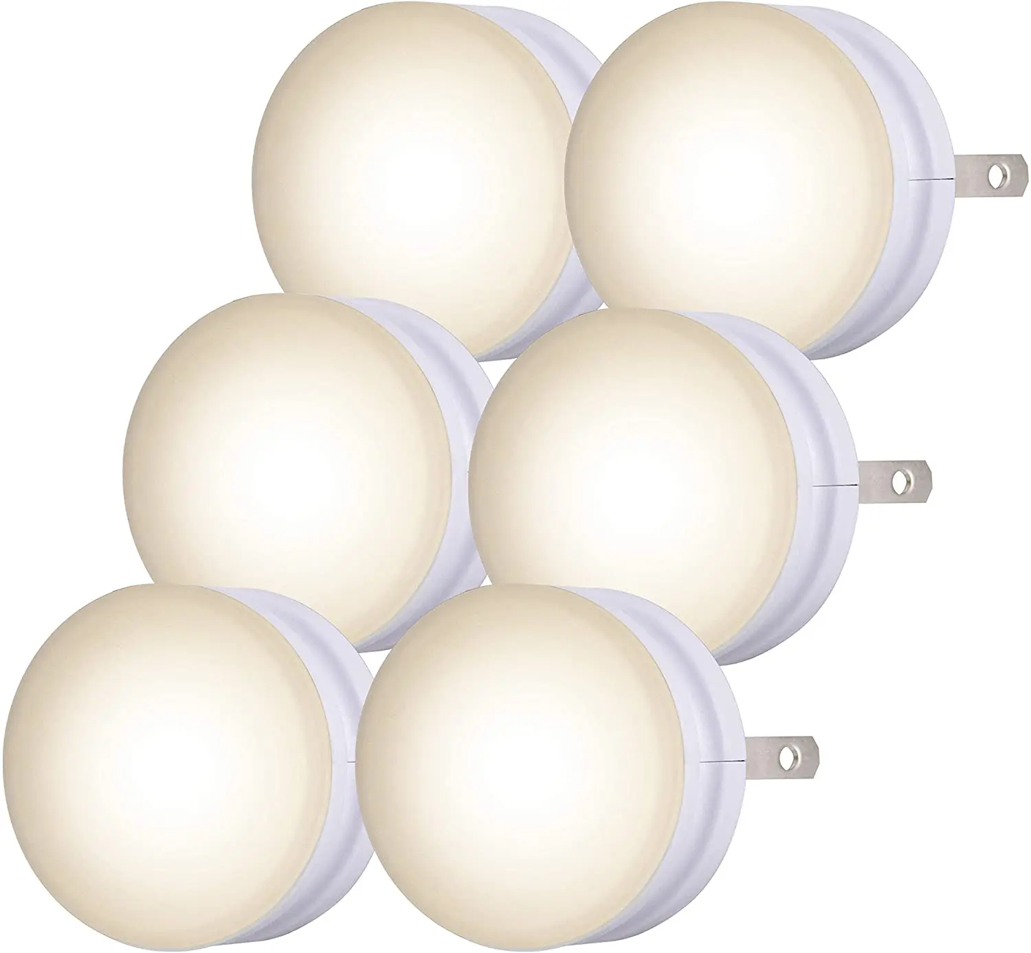 

Ночное освещение, миниатюрный светодиодный ночник, подключаемый, Датчик От заката до рассвета, теплый белый, компактный, с сертификатом UL, и...