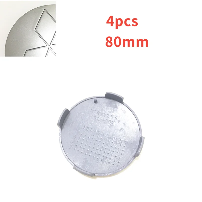 

4pcs/lot 80mm Car Wheel Center Caps Suitable for Mitsubishi 80mm Hub Caps Car Accessories Wheel Hub Caps