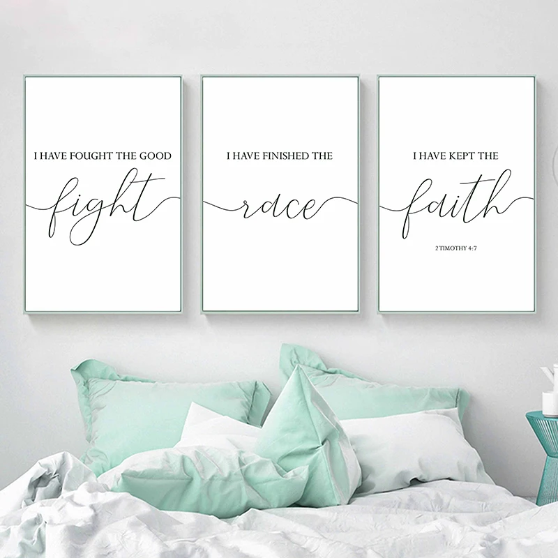 

Modern Christian wall Art Prints Bible Verse Poster Canvas Painting Picture For Living Room Minimalist Home Church Decoration