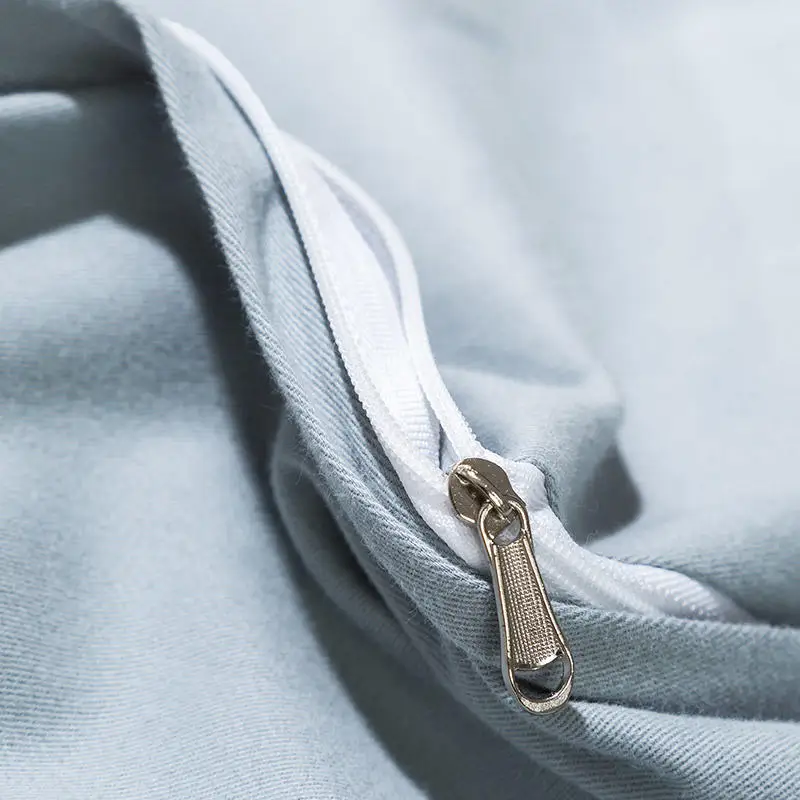 

New 100% cotton Bedding sets Queen King size leaves embroidery Bed Duvet cover Bed sheets/fitted sheet linen set bed set