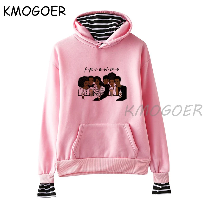 

Cool Black Girls Melanin Winter 2020 Women Fashion Alien Print Top Women Hooded Long Sleeve Hoodies Female Harajuku Autumn