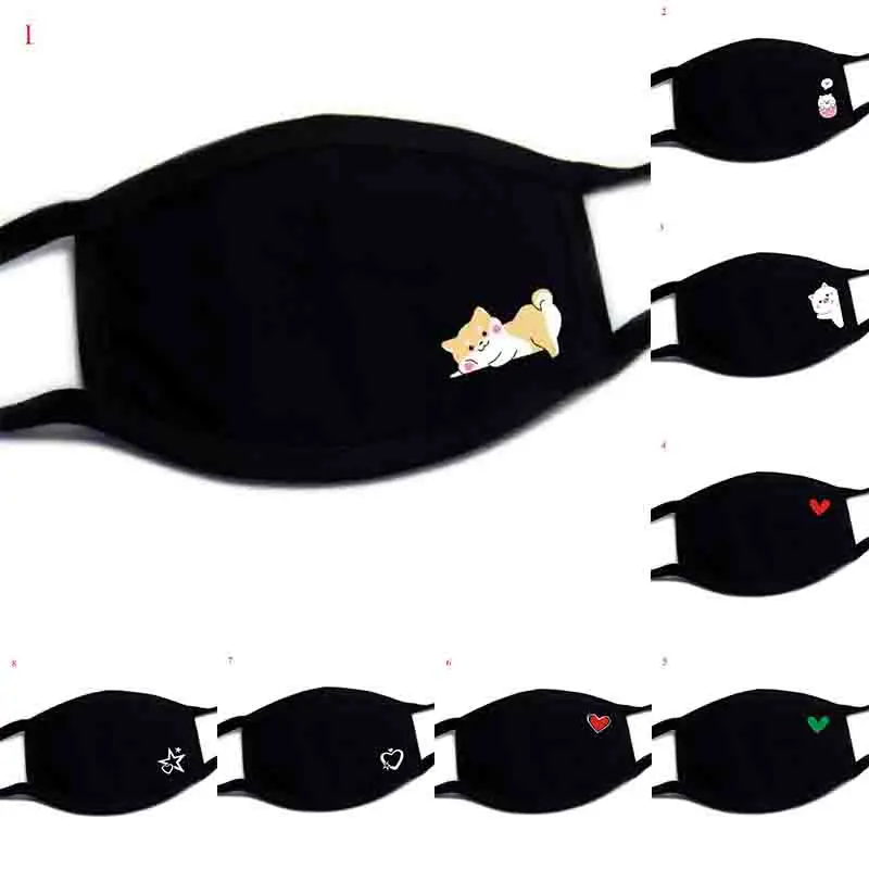 Маска для лица мультяшная хлопковая многоразовая маска | Аксессуары одежды