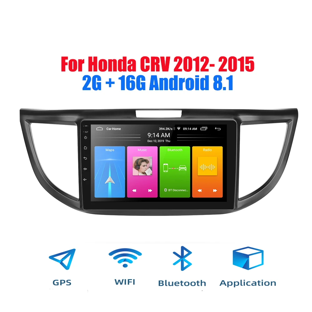 2 Din Android 8 1 GPS навигация автомобильное радио стерео Мультимедийный плеер для Honda CRV
