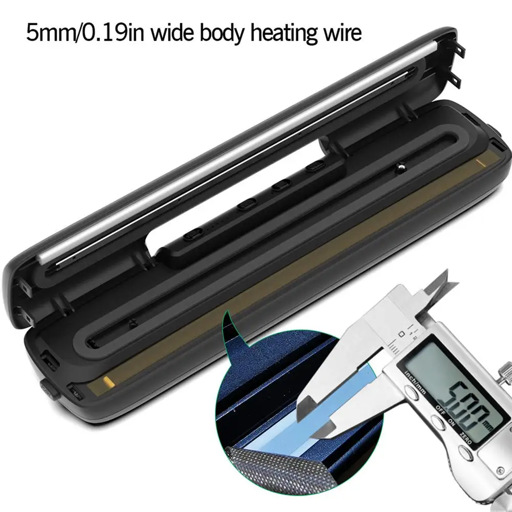 

Kitchen Vacuum Sealing Machine Portable with Food Sealer Power Cord Fully Automatic Design for Household