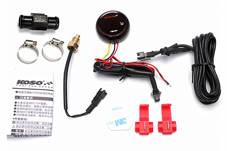 Мотоцикл датчик температуры для XMAX250 300 NMAX CB500X Cb650F YBR125 круглый KOSO мотоцикл термометр адаптер питбайк