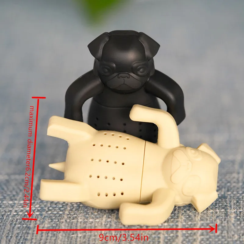 Силиконовый ситечко для чая забавный щенок Doberman травяной инструмент чайный