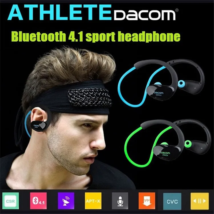 Dacom Athlete Bluetooth гарнитура для iPhone для samsung беспроводные наушники спортивные стерео наушники с HD микро NFC auriculares