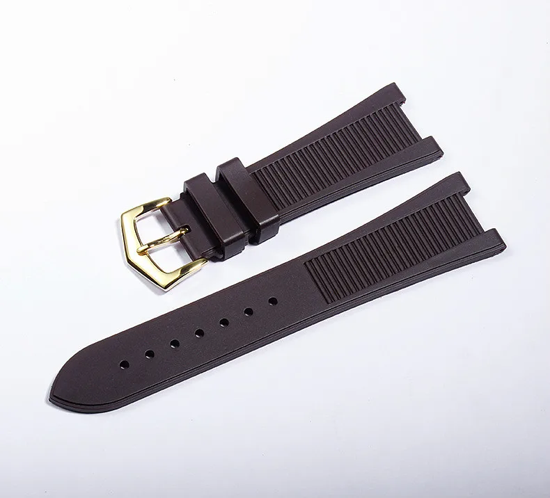 

Watch Accessories Band Professional for PATEK PHILIPPE Nautilu Watch 5711 5712 7010G Silicone Watch Strap Watch Bracelet 25mm