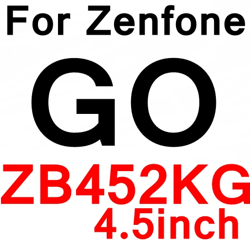 ZB452KG С уровнем твердости 9H 0,26 мм прозрачное закаленное Стекло для Asus Zenfone 2 Laser Ze500KL Ze550KL 5 GO ZC451TG Zenfone 3 Max Zc520TL ZB452KG ZC553KL ZB500KL пленка - Цвет: ZB452KG