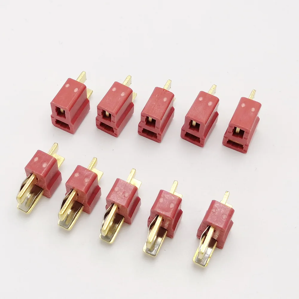 Т образная розетка и штепсельная Вилка для RC LiPo разъем батареи 10 шт./лот|plug socket